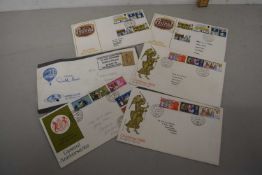 A group of mainly pre-decimal British first day covers