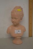 20th Century French composition bust