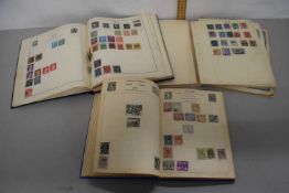 3 stamp albums UK and worldwide