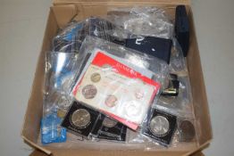Large collection of coinage to include a good range of British proof commemorative crowns and