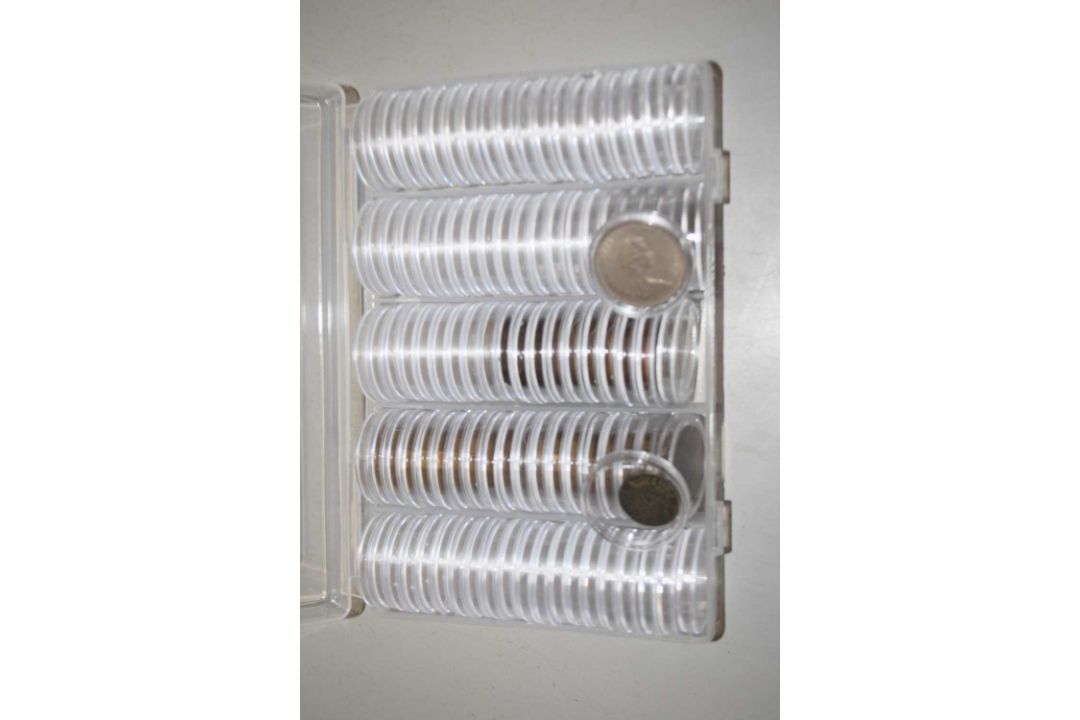 Quantity of British pre-decimal coinage in circulated condition and an accompanying case with