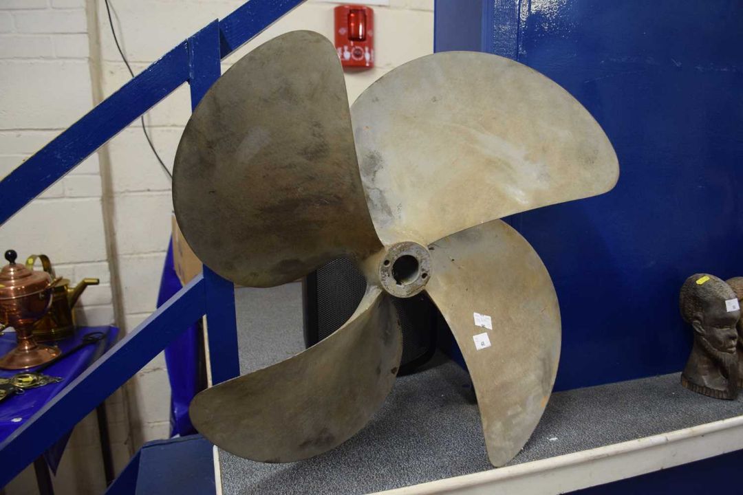 A large boat propellor, 62cm high
