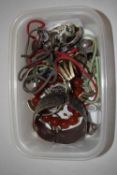 A mixed lot of silver, gemset and costume jewellery: to include a carnelian bead bracelet, a