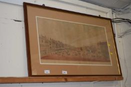 Print view of the South East of the Market Place, Great Yarmouth
