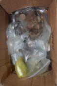 A box of principally pre-decimal British coinage with some American