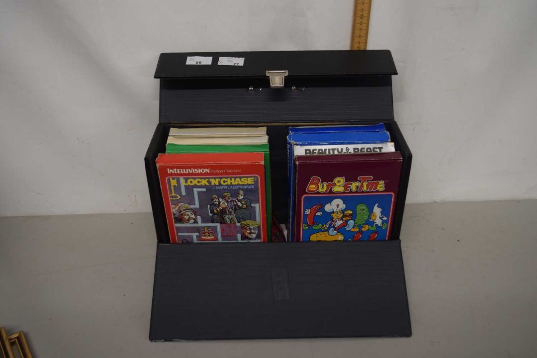 Case of Intellivoice games to include Beauty & The Beast, Space Spartans and various others