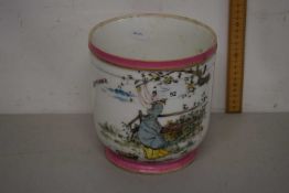 20th Century porcelain jardiniere marked September