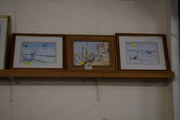 Elizabeth Myfanwy Clough - Pair of coloured prints of children together with one other