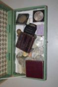 Box of various mainly British coinage to include commemorative crowns