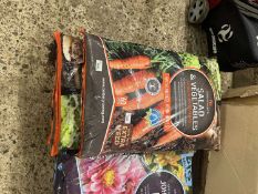 Five bags of Grow More salad and vegetable compost
