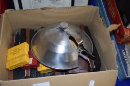 Quantity of vintage camera photographic slides in wooden housings together with Kodak ring adaptors,