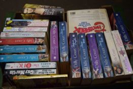 Box of assorted novels and books