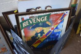 Quantity of assorted pub mirrors, signs and pictures