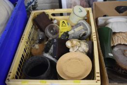 Box of assorted ceramics and other items