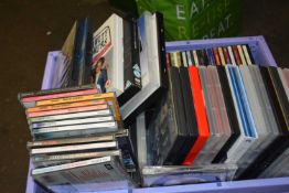 Box of assorted DVD's and CD's