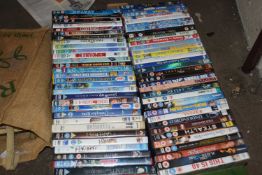 Box of assorted DVD's