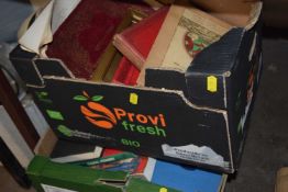 Two boxes of assorted books