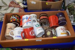 Assortment of various mugs etc