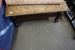 Rectangular oak coffee table