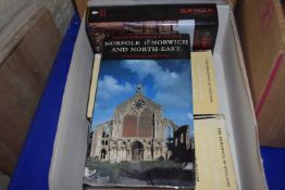 Small box of books including buildings/Church interest