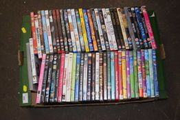 Box of assorted DVD's