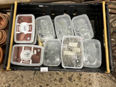 Mixed quantity of various nails, ironmongery etc