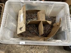 Large quantity of various nails