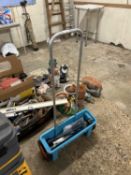 A Gardena seed spreader