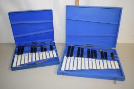Two cased child's Xylophones