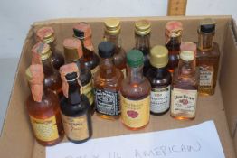 Small quantity of alcohol spirit miniatures
