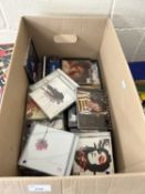 A large box of CD's