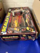 Box of Scalextric Rally Cross (not checked for completeness)