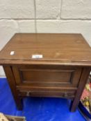 Vintage mahogany sewing box