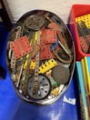 Two boxes of Meccano