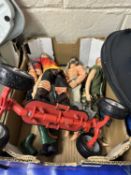 Box of various Action Man toys