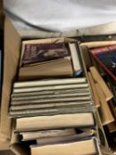 Box of assorted books