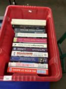 Box of baking and cookery books