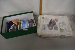 Mixed Lot: Assorted postcards, albums, Brooke Bond Tea cards and cigarette cards, quantity of