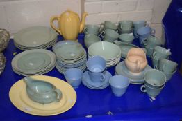 A quantity of dinner ware, mainly Woods in the Beryl pattern