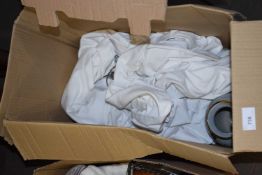 Various drinking glasses, vases etc
