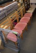 Set of four kitchen chairs