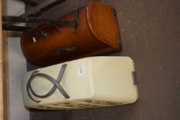 Two vintage sewing machines