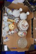 Box of vases, ornaments etc