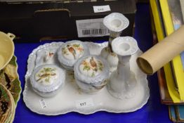 Porcelain dressing table set