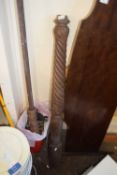 Hardwood bed post