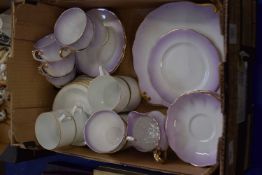 Quantity of Royal Albert gilt rimmed tea wares and others