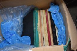 Box of various LPs