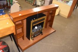 Electric fire with surround