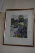 Maggie Jones, study of a garden scene