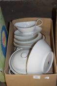 Quantity of Czechoslovakian dinner wares